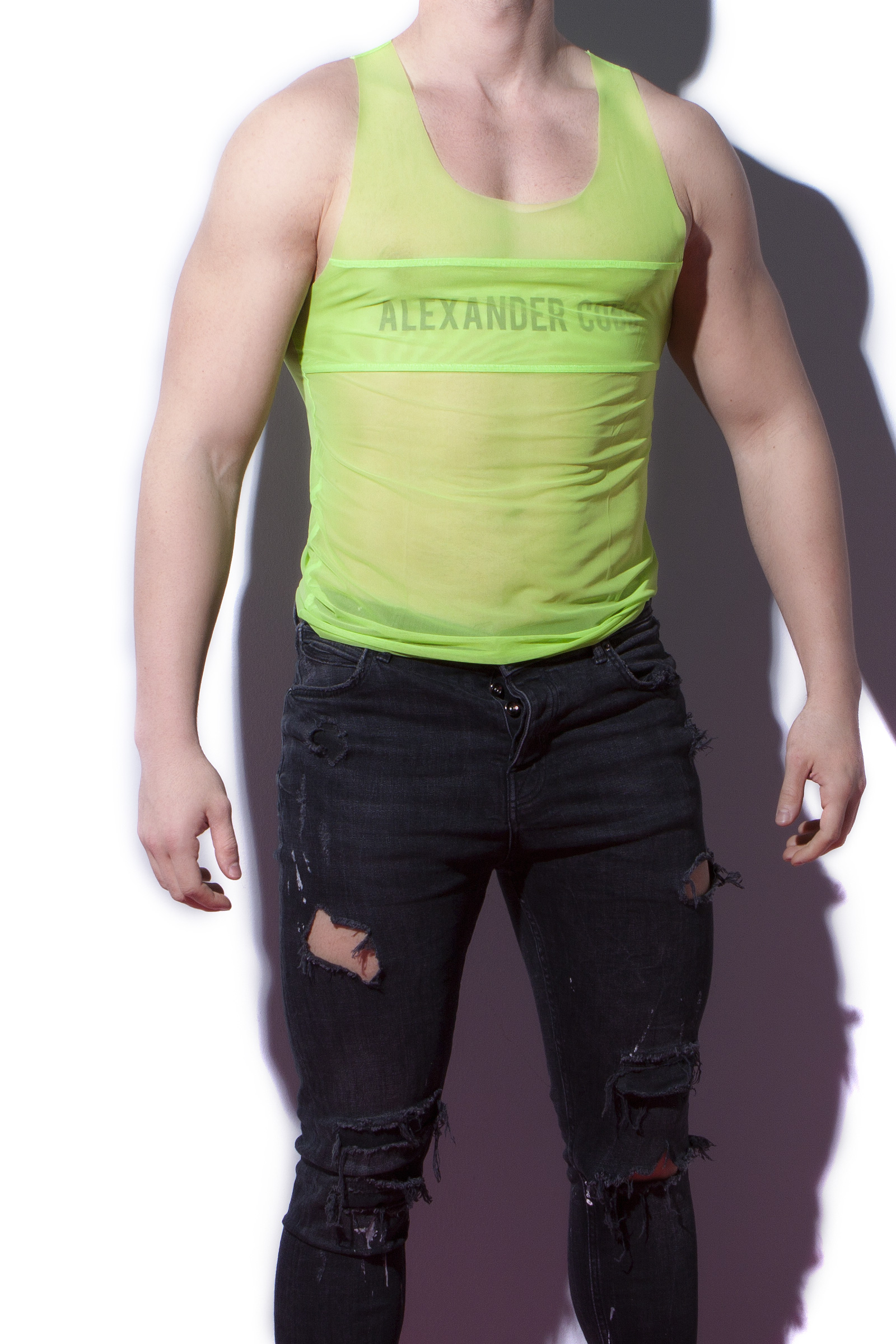 Marškinėliai TANK TOP - Lime Green