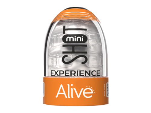 Vyriškas masturbatorius ,,Alive Experience Mini\'\', permatomas (galima rinktis spalvą)