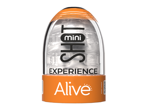 Vyriškas masturbatorius ,,Alive Experience Mini\'\', permatomas (galima rinktis spalvą)