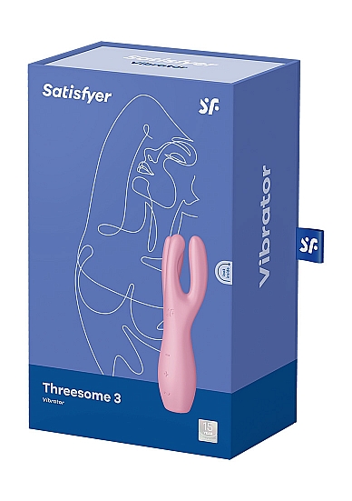 Klitorio stimuliatorius ,,Satisfyer Threesome 3\'\', Violetinis (galima rinktis spalvą)