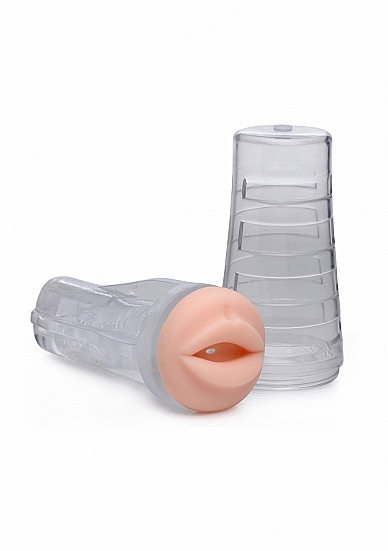 Vyriškas oralinis masturbatorius ,,XR Brands Jesse Jane Deluxe Signature Mouth Stroker\'\'