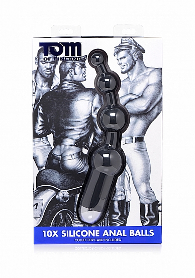 Analiniai kamuoliukai „10x Silicone Anal Balls” – 15 cm