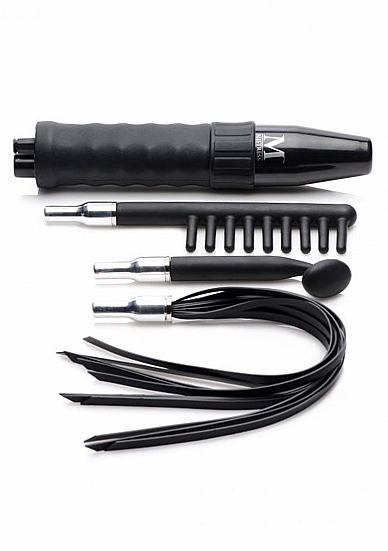 Elektrostimuliatorius su 3 antgaliais ,,XR Brands IS E-Stim Wand\'\'