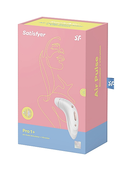 Vibratorius - Klitorio stimuliatorius „Satisfyer Pro 1+“, Baltas