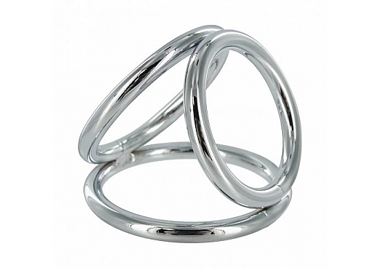 Penio žiedas „The Triad Chamber Cock and Ball Ring Medium