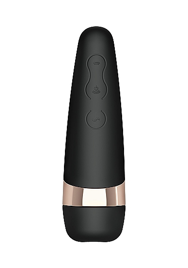 Vibratorius „Pro 3+“, Juodas 
 
Padvigubinkite savo malonumą kartu su klitoriniu vibratoriumi „Pro 3+“ iš „Satisfyer“. 
Nepaisant nedidelio dydžio, šis vibratorius pasižymi stipria ir galinga vibracija kartu su 11 pulsavimo režimų ir 10 vibracijos programų pasirinkimų. 
Savo šilko švelnumo silikoniniu antgaliu vibratorius stimuliuoja klitorį slėgio bangomis ir vibracijos režimais, kuriuos galima valdyti atskirai vienas nuo kito. Susidaro net 110 įdomių derinimo galimybių – su šiuo stebuklingu prietaisu niekada nenuobodžiausite. 
Malonumas bus dar didesnis, jei naudosite lubrikantą. 
Šis mažasis draugas yra idealus kompanionas kelionėse ir visur kitur - net duše ar vonioje dėl vandeniui atsparios (IPX7) konstrukcijos. 
Pasimėgavus intymiais malonumais, tiesiog „Pro 3+“ lengvai nuplaukite su šiltu vandeniu ir trupučiu muilo. 
Baterijai išsikrovus, lengvai įkraukite naudojant pridedamą USB įkrovimo laidą. 
Kodėl jums reikalingas vibratorius? 
Vibratorius ar klasikinis vibratorius yra sekso žaislas, naudojamas ant kūno maloniai seksualinei stimuliacijai kelti. 
Vibratoriai gali būti naudojami tiek solo, tiek poroje ar kelių žmonių žaidimams kartu. Taip pat jie gali būti naudojami erogeninėms zonoms, tokioms kaip klitoris, vulva ar makštis, varpa, kapšelis ar išangė, siekiant seksualiai stimuliuoti, išlaisvinti seksualumą ir pasiekti orgazmą. 
Vibratoriai yra rekomenduojami sekso terapeutų moterims, kurioms sunku pasiekti orgazmą masturbacijos ar lytinių santykių metu. 