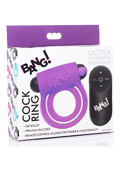 Penio žiedas „Silicone Cock Ring & Bullet