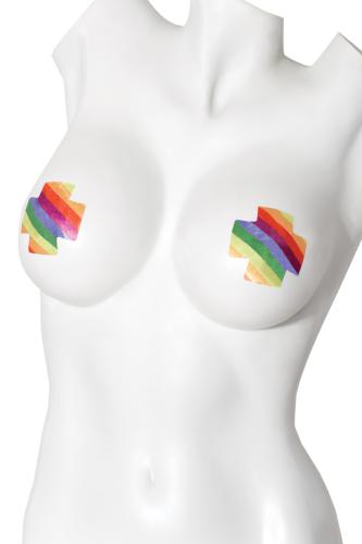 Lipdukų speneliams rinkinys Coquette Rainbow Pasties 2 Pack, spalvoti