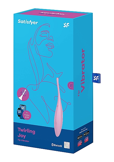 Klitorio stimuliatorius „Satisfyer Twirling Joy“, šviesiai violetinis (galima rinktis spalvą)