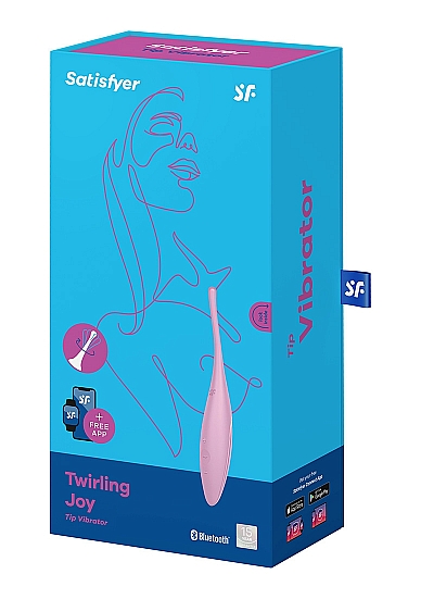Klitorio stimuliatorius „Satisfyer Twirling Joy“, šviesiai violetinis (galima rinktis spalvą)