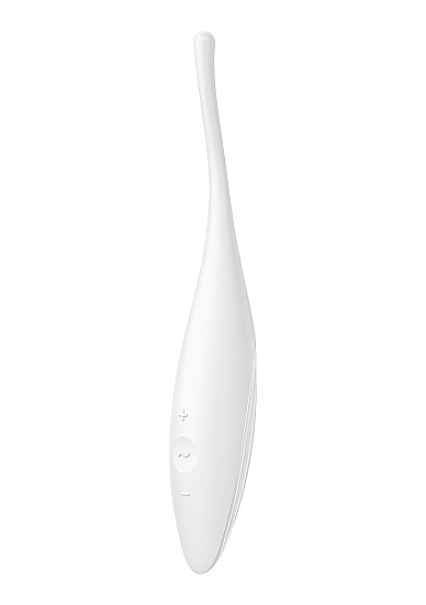 Klitorio stimuliatorius „Satisfyer Twirling Joy“, baltas (galima rinktis spalvą)