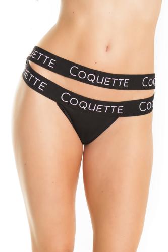 Kelnaitės Coquette Panty Sport, juodos spalvos
