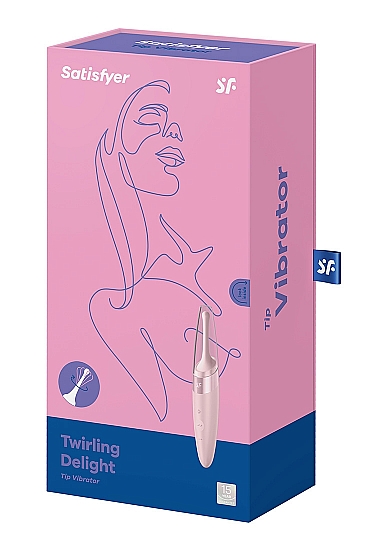 Klitorio stimuliatorius „Satisfyer Twirling Delight Tip“, rožinis (galima rinktis spalvą)