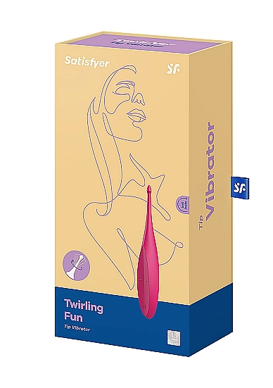 Klitorio stimuliatorius „Satisfyer Twirling Fun“, rožinis (galima rinktis spalvą)