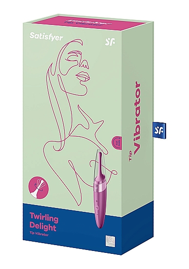 Klitorio stimuliatorius „Satisfyer Twirling Delight Tip“, violetinis (galima rinktis spalvą)