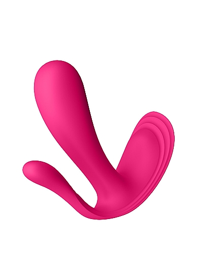 Išmanusis vibratorius "Top Secret+" – Rožinis 
 
Išmanusis moterims skirtas vibratorius „Top Secret+“ iš „Satisfyer“ - tai Jūsų mažytė paslaptis. 
Vibratorius yra pagamintas iš  nekenksmingo kūnui minkšto silikono,kuris  intensyviai perduoda galingas    vibracijas ir    galima naudoti kelnaitėse.  Dėl paplokštinto pagrindo jį galima dėvėti net ir  kelionių metu, aplinkiniams to nepastebint. Šis mažylis bet kuriuo metu ir bet kur džiugins tave savo tyliu šnabždesiu. 
Jis gali būti naudojamas tiek poroje, tiek solo žaidimams. Galite rinktis iš  10 skirtingų vibracijos režimų,  o galingas varikliukas padaro aktą įspūdingu.  
Jeigu norisi dar įvairesnių pojūčių, vibratorių taip pat  galima valdyti naudojant „Satisfyer Connect“ programėlę.  Programėlė skirta „Android“ ir „Apple iOS“ vartotojams. Kartu su šia galimybe, jūsų žaidimai perskiles į kitą lygį - be programėlės valdymo, taip pat galite kurti savo vibracijos programas arba perduoti vibratoriaus valdymą partneriui. 
Ar norėtumėte, kad jus tenkintų mėgstamos muzikos ritmu? Tuomet šis vibratorius jums puikiai tinka. Programėlė leidžia visas mėgstamas „Spotify“ dainas pajausti kaip vibracijas. 
Malonumus poroje galima patirti ir duše ar vonioje - dėl  atsparumo vandeniui (IPX7)  idealiai tinka naudoti drėgnose vietose. Jei jis išsikrauna, akumuliatorius galima pakartotinai  įkrauti pridėtu USB įkrovimo laidu.  
Įkraukite vibratorių ir grįžkite prie žaidimų vos per kelias valandas naudodami pridedamą  USB laidą.  Lankstusis žasliukas pagamintas iš  švelnaus silikono. Ši kūnui saugi medžiaga yra bekvapė ir be ftalatų,  kad jūsų jautriausios vietos būtų laimingos ir sveikos. 
Tinkamai prižiūrint  šis vibratorius tarnaus tikrai ilgai. Prieš ir po kiekvieno naudojimo nuplaukite jį šiltu vandeniu ir švelniu muilu arba specialiu žaislų valikliu. Leiskite išdžiūti natūraliai. Šį sekso žaislą laikykite stalčiuje, specialiame maišelyje arba kitoje vietoje, kurioje nėra dulkių. Laikykite jį atokiau nuo kitų sekso žaislų. Nepalikite tiesioginiuose saulės spinduliuose ir niekada nelaikykite jo dideliame karštyje. 
  
Rekomenduojama naudoti kartu su vandens pagrindo lubrikantu.  Nenaudokite silikoninių lubrikantų, aliejų ar kremų, nes jie gali sugadinti prietaiso medžiagą ir apriboti jo veikimą bei galiojimo laiką.  
  
Kodėl jums reikalingas vibratorius? 
Vibratorius ar klasikinis vibratorius yra sekso žaislas, naudojamas ant kūno maloniai seksualinei stimuliacijai kelti. 
Vibratoriai gali būti naudojami tiek solo, tiek poroje ar kelių žmonių žaidimams kartu. Taip pat jie gali būti naudojami erogeninėms zonoms, tokioms kaip klitoris, vulva ar makštis, varpa, kapšelis ar išangė, siekiant seksualiai stimuliuoti, išlaisvinti seksualumą ir pasiekti orgazmą. 
Vibratoriai yra rekomenduojami sekso terapeutų moterims, kurioms sunku pasiekti orgazmą masturbacijos ar lytinių santykių metu.