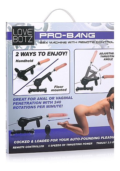 Sekso mašina su nuotolinio valdymo pulteliu ,,Pro-Bang Sex Machine\'\'