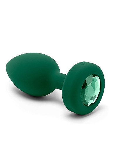 Analinis kaištis - Vibratorius B-Vibe Emerald (M/L) (Galima rinktis spalvą)