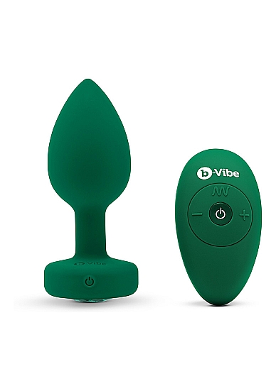 Analinis kaištis - Vibratorius B-Vibe Emerald (M/L) (Galima rinktis spalvą)