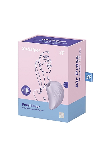 Klitorio stimuliatorius ,,Satisfyer Pearl Diver Purple\'\' (galima rinktis spalvą)
