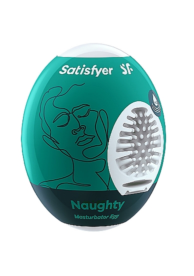 Vienkartinis masturbatorius ,,Satisfyer Masturbator Egg Naughty\'\'