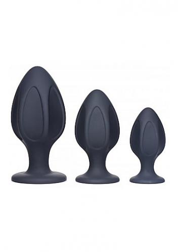 Analinių kaiščių rinkinys ,,Triple Juicers Silicone Anal Trainer Set\'\'