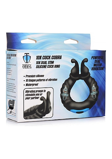 Penio žiedas „10X Cobra Dual Stimulation