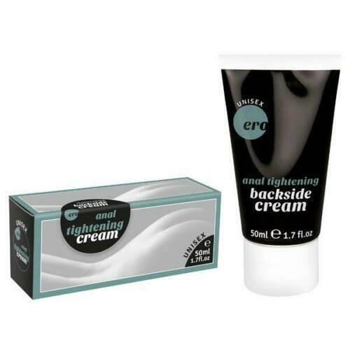 IŠANGĘ STANGRINANTIS KREMAS “HOT ANAL TIGHTENING BACKSIDE CREAM” - 50 ML  
“HOT Anal Tightening Backside Cream” - tai unikalus kremas, sukurtas  specialiai analinių malonumų mėgėjams .  
Šio kremo formulė yra sukurta iš  kruopščiai atrinktų susitraukiančių ir raminančių ingredientų , kurių dėka bus įtempti Jūsų išangės raumenys ir aplink esantys audiniai.  
Su “HOT Anal Tightening Backside Cream” galėsite mėgautis  jautresniais ir malonesniais  analiniais žaidimais. 
Kaip naudoti?  
Ant išangės srities užtepkite produkto, įmasažuokite ir palikite. Jei norite, tepimą galima pakartoti.