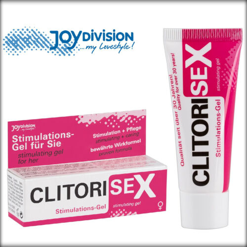 SEKSUALINĘ PATIRTĮ GERINANTIS GELIS “JOYDIVISION CLITORISEX GEL” - 25 ML  
“Joydivision Clitorisex Gel” -  aukščiausios kokybės efektyvaus veikimo  stimuliuojantis gelis. 
Šis  dermatologiškai patikrintas  produktas išsiskiria savo sudėtimi, kurioje  gausu tradicinių ingredientų  - aminorūgščių, vitaminų, augalų ekstraktų ir eterinių aliejų, skatinančių sveiką seksualumą. 
Taip pat gelio sudėtis praturtinta  arnikos montana ekstraktu, ženšenio ekstraktu ir gaivinančiu mentoliu.  
Visi šie ingredientai susipina į visumą, kurios dėka gelis gali skatinti kraujotaką,  sustiprinti orgazmus , stimuliuoti ir atgaivinti Jūsų kūną. 
Įgykite naujų jėgų iš vidaus ir  mėgaukitės visaverčiu seksualiniu gyvenimu.  
Produktas yra neriebus ir tirpus vandenyje.  
Gelis suderinamas su latekso prezervatyvu.