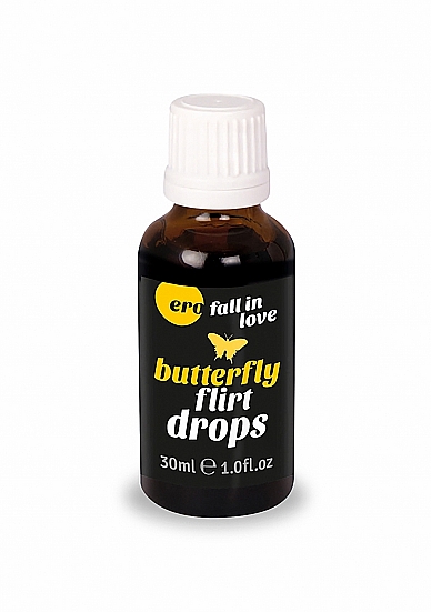 Meilės lašiukai HOT ERO Butterfly Flirt Drops, 30 ml