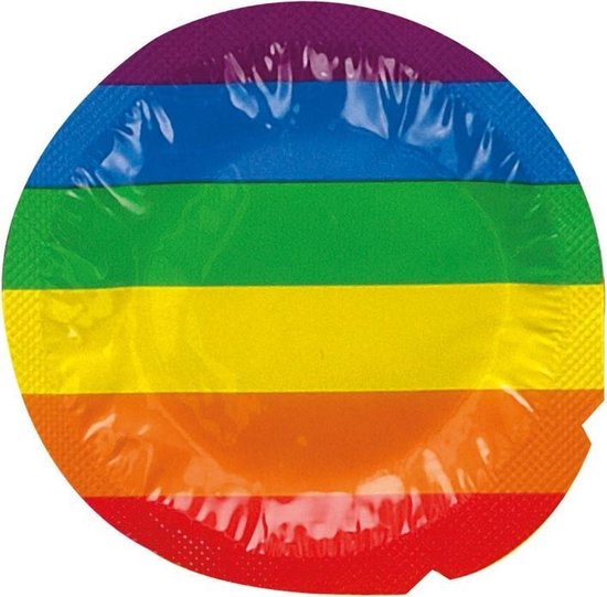 UNIVERSALŪS PREZERVATYVAI "EXS PRIDE RAINBOW FLAG" - 100 VNT.  
"EXS Pride Rainbow Flag" yra  į žaismingą, išskirtinę pakuotę supakuoti  "EXS Regular" prezervatyvai, kurie  pasižymi universalumu.  
Šie  daugeliui vyrų tinkami  prezervatyvai yra pagaminti  iš plono, tačiau tvirto latekso.  
Taip pat jie  neturi latekso kvapo  ir yra  griežtai išbandyti  pagal Europos ir Britų standartų instituto (BSI) standartus. 
Plotis:  56 mm 
Prieš užsidėdami prezervatyvą įsitikinkite, kad jūsų varpa neliečia partnerio lytinių organų srities – sperma iš varpos gali išeiti dar prieš pilną ejakuliaciją.   
*Atminkite, kad nė viena kontraceptinė priemonė nėra 100 % veiksminga nuo nėštumo, ŽIV ar lytiškai plintančių infekcijų.  