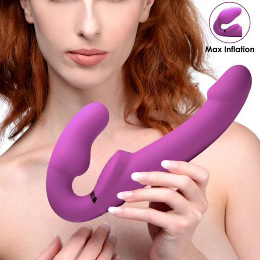 Vibratorius Strap On poroms "10X Evoke Ergo-fit" – Violetinis (galima rinktis spalvą)  
Šis gražus vibratorius -  tai  poroms  skirtas vibratorius, pagamintas iš odos neerzinančio silikono, itin galingas ir sukurtas atsižvelgiant į abipusį malonumą. 
Jis praturtins jūsų aistras savo kvapą gniaužiančiomis vibracijomis. Dėl savo ergonomiškos ir lanksčios formos jis elegantiškai įsispraus tarp jūsų ir lengvai nuskraidins jus į devintą dangų. 
Galite naudoti jį savo partneriui, tuo pačiu stimuliuodami save. Porų vibratorius – falo imitatorius (be dirželių) yra ergonomiškai sukurtas taip, kad suteiktų  klitorio ir makšties stimuliaciją , o kartu su tekstūruotu falu malonintų jūsų partnerį. 
Falo imitatorius prasiskverbia į makštį, o klitoris jausmingai trinasi į tris klitorio pagalvėlės briaunas. Iškili galvutė ir lengvas išlinkimas  idealiai tinka G taško arba P taško stimuliavimui.   Išbandykite 3 greičius ir 7 vibracijos funkcijas  – malonumas bus užtikrintas. 
Poroms skirtas vibratorius yra  atsparus vandeniui  ir gali jums asistuoti tiek lovoje, tiek sūkurinėje vonioje. 
Jei akumuliatorius išsikrovė, galima jį lengvai ir aplinkai nekenksmingu būdu vėl įkrauti per pridėtą  USB  magnetinio įkrovimo laidą. 
Tinkamai prižiūrint  šis vibratorius tarnaus tikrai ilgai. Prieš ir po kiekvieno naudojimo nuplaukite jį šiltu vandeniu ir švelniu muilu arba specialiu žaislų valikliu. Leiskite išdžiūti natūraliai. Šį sekso žaislą laikykite stalčiuje, specialiame maišelyje arba kitoje vietoje, kurioje nėra dulkių. Laikykite jį atokiau nuo kitų sekso žaislų. Nepalikite tiesioginiuose saulės spinduliuose ir niekada nelaikykite jo dideliame karštyje. 
  
Rekomenduojama naudoti kartu su vandens pagrindo lubrikantu.  Nenaudokite silikoninių lubrikantų, aliejų ar kremų, nes jie gali sugadinti prietaiso medžiagą ir apriboti jo veikimą bei galiojimo laiką.  
  
Strap-on vibratoriai yra skirti nešioti,  dažniausiai su petnešomis ar diržais. Diržai ir vibratoriai gaminami įvairiausių stilių, skiriasi tuo, kaip diržai priglunda prie dėvėtojo, kaip vibratorius tvirtinasi prie diržų, taip pat įvairios funkcijos, skirtos palengvinti naudotojo ar seksualinio partnerio stimuliavimą.  Tokius vibratorius gali naudoti bet kokios lyties ar seksualinės orientacijos žmonės.   
  
Dildo su dirželiu galima naudoti įvairiai seksualinei veiklai, įskaitant vaginalinį seksą, analinį seksą, suvaržymus, oralinį seksą, solo ar abipusę masturbaciją.  Rekomenduojama naudoti lubrikantą, norint palengvinti įsiskverbimą.   
  
Kodėl jums reikalingas vibratorius? 
Vibratorius ar klasikinis vibratorius yra sekso žaislas, naudojamas ant kūno maloniai seksualinei stimuliacijai kelti. 
Vibratoriai gali būti naudojami tiek solo, tiek poroje ar kelių žmonių žaidimams kartu. Taip pat jie gali būti naudojami erogeninėms zonoms, tokioms kaip klitoris, vulva ar makštis, varpa, kapšelis ar išangė, siekiant seksualiai stimuliuoti, išlaisvinti seksualumą ir pasiekti orgazmą. 
Vibratoriai yra rekomenduojami sekso terapeutų moterims, kurioms sunku pasiekti orgazmą masturbacijos ar lytinių santykių metu.