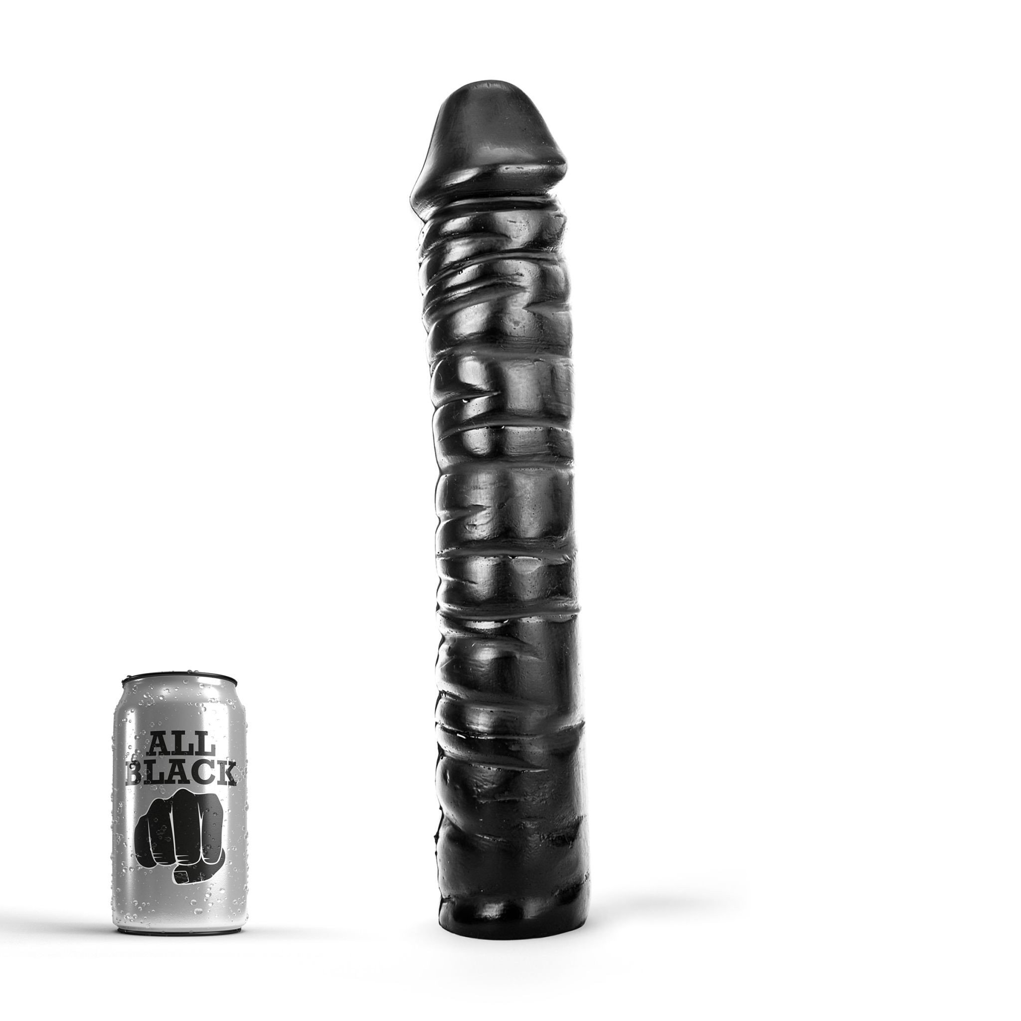 Analinis kaištis „All Black Dildo Extra Large 38 cm“ 
 
Kam reikalingi analiniai kaiščiai? Kai kurie žmonės juos naudoja kaip analinio sekso apšilimo priemonę, kiti - kaip BDSM aksesuarą, o dar kiti - kad geriau susipažintų su analinių žaidimų pojūčiais. 
Aksominis prisilietimas ir nesibaigiantys malonumai - tik šio silikoninio analinio kaiščio pagalba. Iškilimai ir įdubimai  veiksmingai masažuoja intymias vietas . Kaištis  turi siaurėjantį, labai realistiškos formos galiuką.  
Analinis kaištis  turi gruoblėtą ir švelnų paviršių,  kad patirtumėte malonumą tiesiog lengvai įkišant ir ištraukiant. Platesnis pagrindas užtikrina apsaugą ir neleidžia kaiščiui pradingti jūsų kūne.  
  
38 cm ilgio ir 9 cm pločio žaisliukas  puikiai tinka tiek pradedantiesiems, tiek analinių žaidimų tyrinėtojams, tiek norint apšilti prieš audringą žaidimų naktį . Galite pasiekti visišką ekstazę be skausmo ir diskomforto. 
Tinkamai prižiūrint šis kaištis tarnaus jums ilgai. Prieš ir po kiekvieno naudojimo nuplaukite jį šiltu vandeniu ir švelniu muilu arba  specialiu žaislų valikliu . Leiskite išdžiūti natūraliai. Šį sekso žaislą laikykite stalčiuje, specialiame maišelyje arba kitoje vietoje, kurioje nėra dulkių. Laikykite jį atokiau nuo kitų sekso žaislų. Nepalikite tiesioginiuose saulės spinduliuose ir niekada nelaikykite jo dideliame karštyje. 
Rekomenduojama naudoti kartu su  vandens pagrindo lubrikantu . Nenaudokite silikoninių lubrikantų, aliejų ar kremų, nes jie gali sugadinti kaiščio medžiagą ir apriboti jo veikimą bei galiojimo laiką.  
 