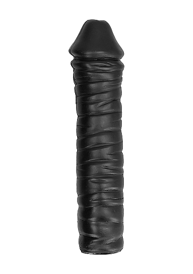 Analinis kaištis „All Black Dildo Extra Large 38 cm“