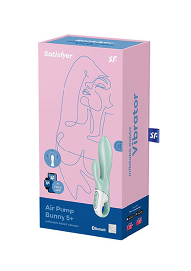 Išmanusis G taško vibratorius- Klitorio stimuliatorius “Air Pump Bunny“, su pripūtimo funkcija