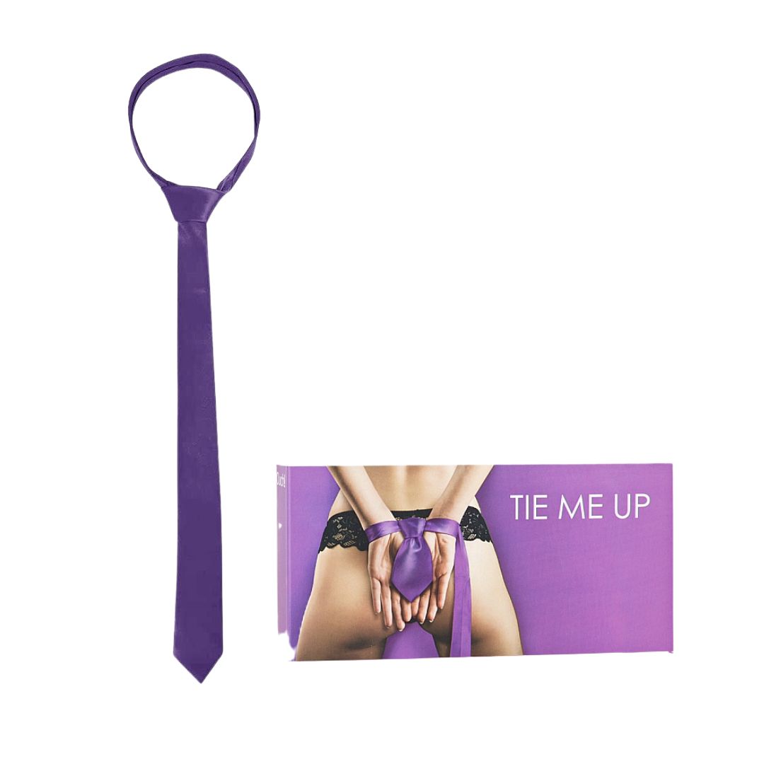 Suvaržymo juosta - kaklaraištis ,,Tie Me Up“ Violetinis