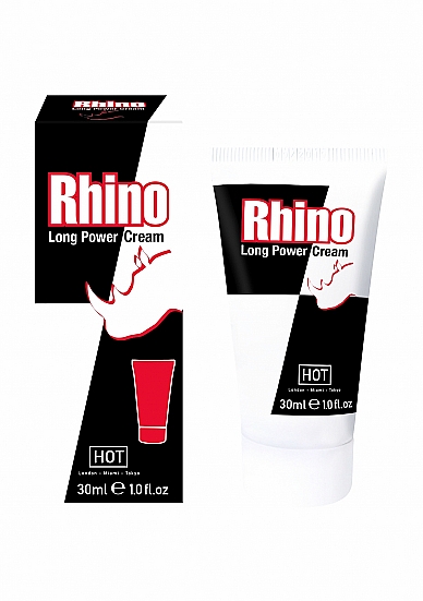 Ejakuliaciją atitolinantis kremas HOT Rhino Long Power, 30 ml