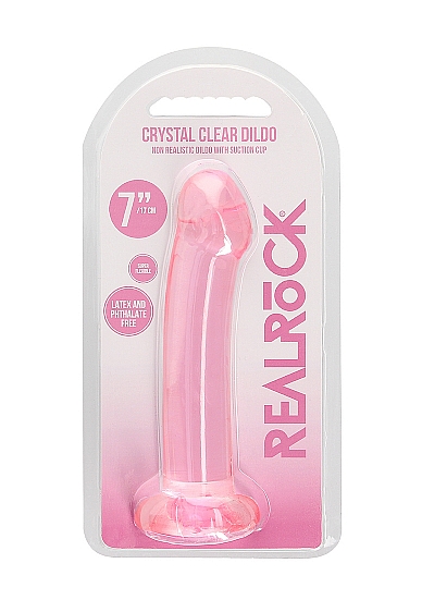 Pusiau realistiškas dildo „Dildo with suction cup”, - 17 cm