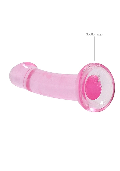 Pusiau realistiškas dildo „Dildo with suction cup”, - 17 cm