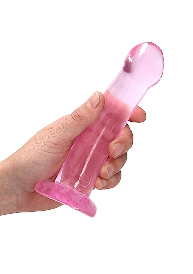 Pusiau realistiškas dildo „Dildo with suction cup”, - 17 cm