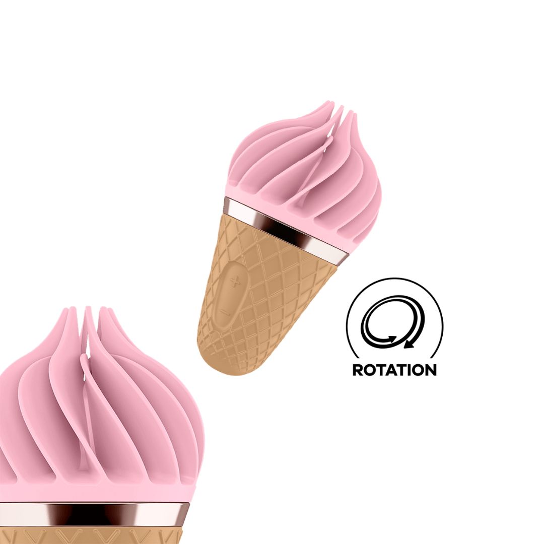 Klitorio stimuliatorius „Satisfyer Sweet Treat Spinnator“, rožinis