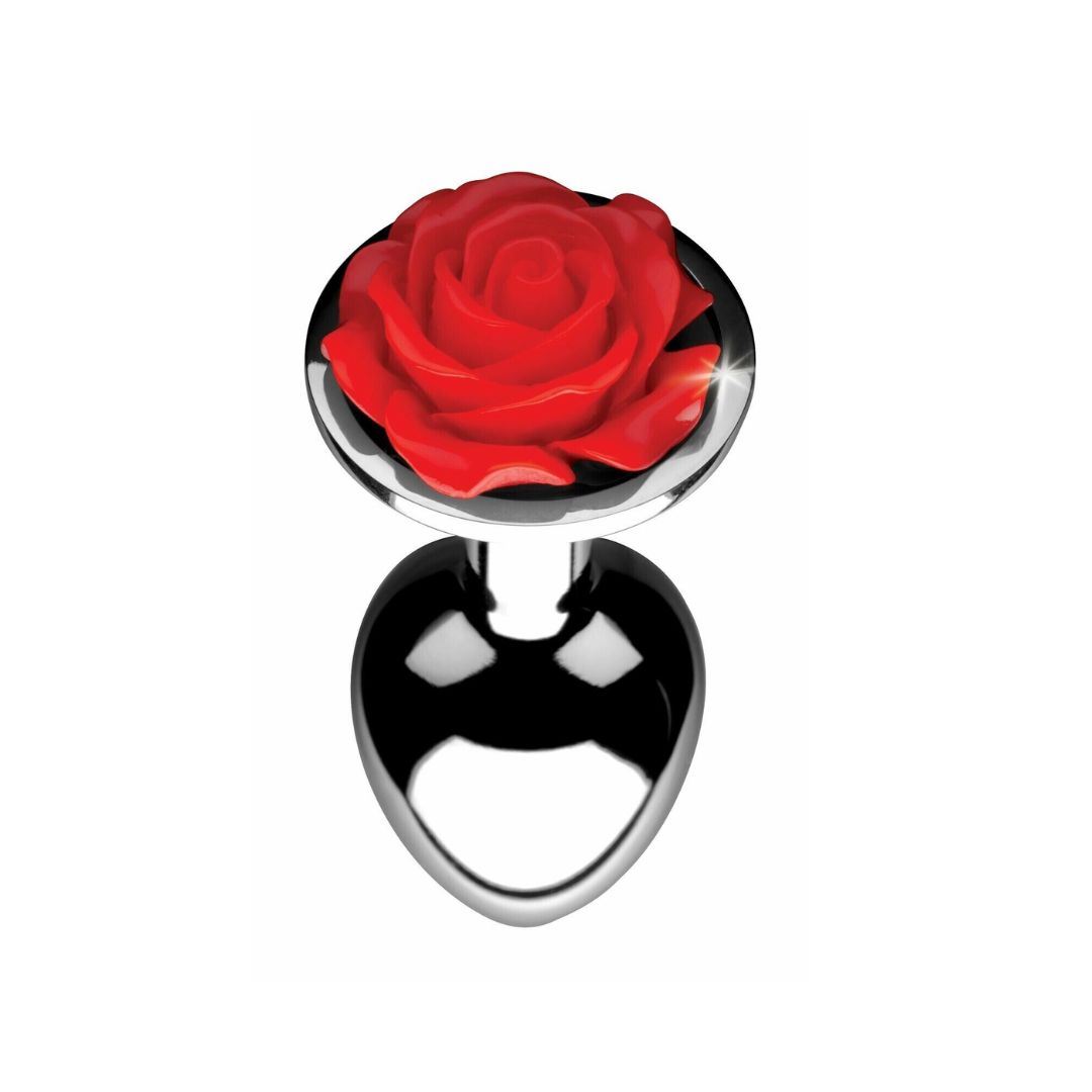 Analinis kaištis ,,Red Rose Anal Plug Small\'\'