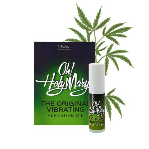 Orgazmą stiprinantis aliejus su kanapėmis “Oh! Holy Mary Pleasure Oil” - 6 ml