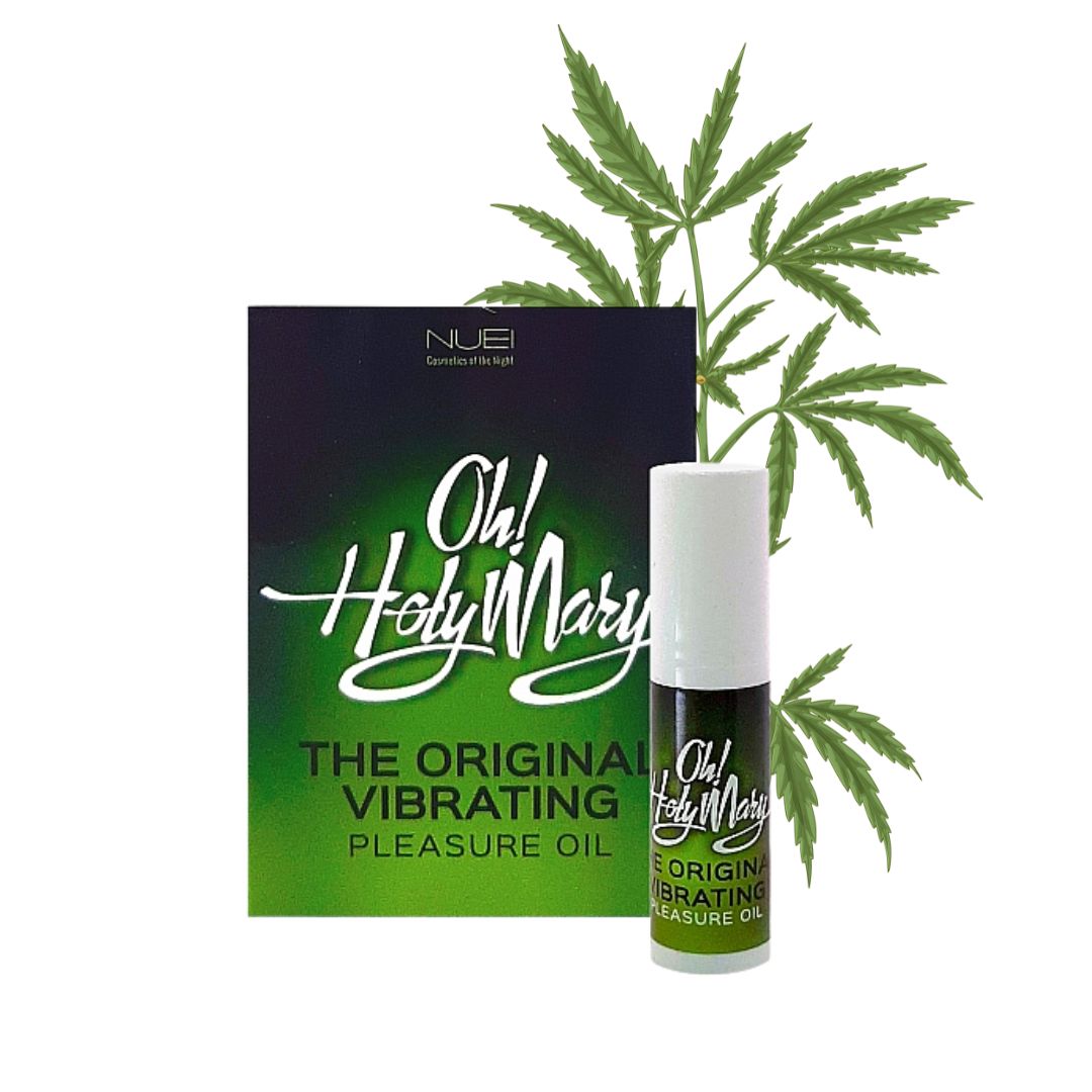 Orgazmą stiprinantis aliejus su kanapėmis “Oh! Holy Mary Pleasure Oil” - 6 ml