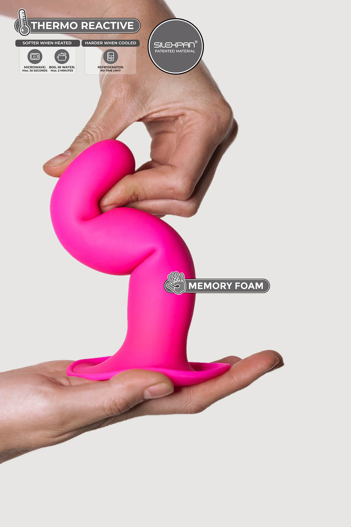 Pusiau realistiškas dildo Adrien Lastic, 