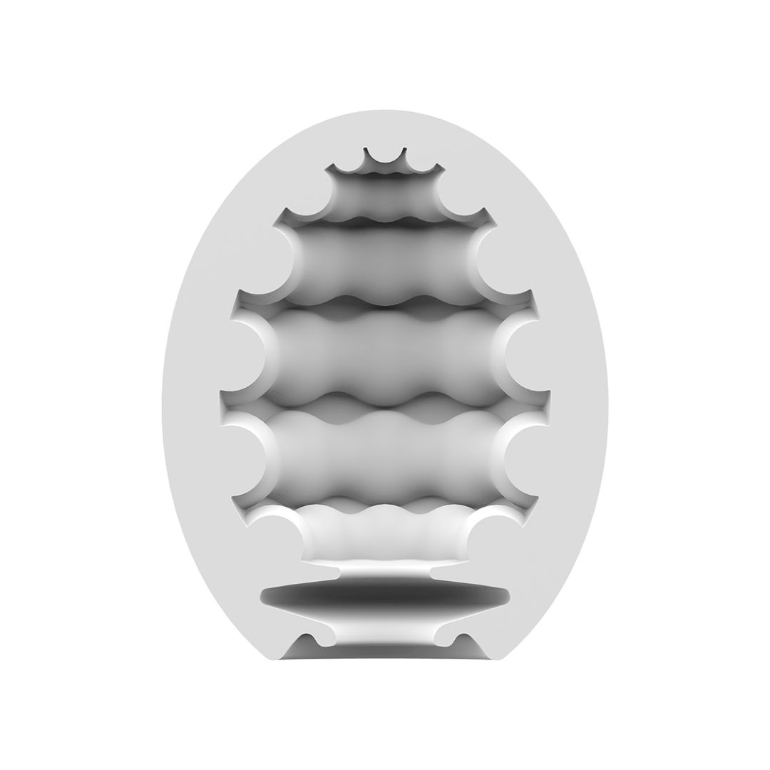 Vienkartinis masturbatorius ,,Satisfyer Masturbator Egg Riffle\'\'