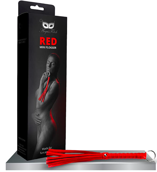 Mini flogeris ,,Fetish Red Mini Flogger\'\'