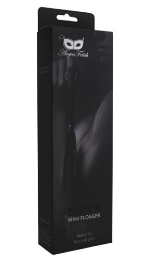 Mini flogeris ,,Fetish Black Mini Flogger\'\'