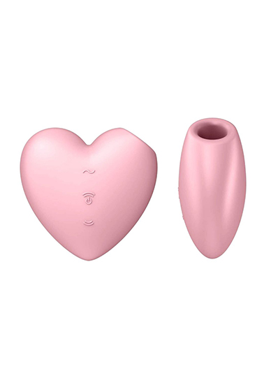 Vibratorius - klitorio stimuliatorius „Satisfyer Cutie Heart“, rožinis