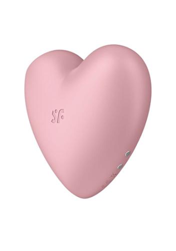 Vibratorius - klitorio stimuliatorius „Satisfyer Cutie Heart“, rožinis